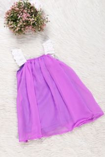 Lavender Georgette Tutu Dress