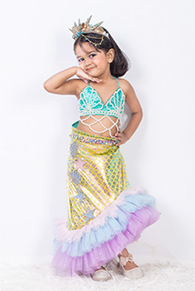 Princess Ariel Skirt Top Set
