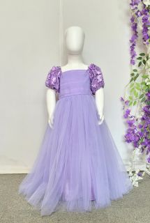 Lavender Kids Gown