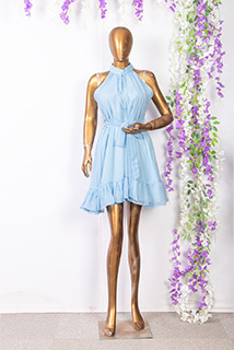 Powder Blue Georgette Dress
