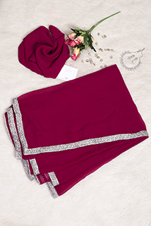 Vine Georgette Saree with Unstitched Blouse